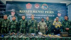 Operasi TNI di Papua 2026, Kogabwilhan III Klaim Sita Senjata dan Amunisi TPNPB-OPM