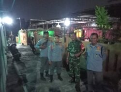 Piket Koramil 04/Jebres Gencarkan Patroli Malam Bersama Linmas Guna Tercipta Wilayah Aman & Kondusif