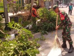 Babinsa Keprabon Sinergi Bersama Tim Saberling & Warga Wujudkan Kampung Bersih & Sehat