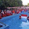 Dengan Nuansa Merah Putih, Komunitas TikTok Aquarobik dan Therapi Air Peringati HUT RI Ke 81 Tahun